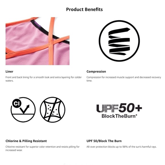 Speedo ‘Endurance Turnz’ Tie Back Swimsuit - Picture 8 of 12